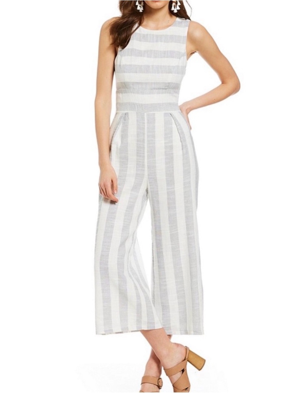 Vici Sugar Lips Striped Jumpsuit - Picture 3 of 8